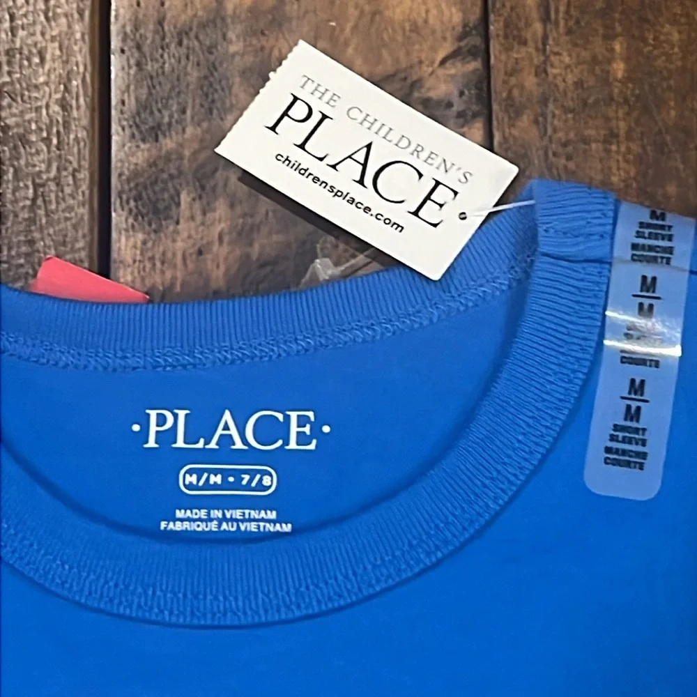 The Children's Place Bright Blue School T-Shirt